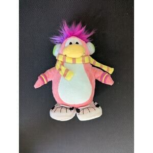 Club Penguin Cadence Plush Rare Pink Snow Collectable 2009